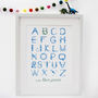 Personalised Alphabet Bunnies Or Bugs Nursery Print, thumbnail 10 of 10