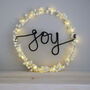 Joy Holly Wreath Light, thumbnail 11 of 12