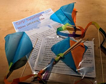 Tiny Dancer The Indoor Stunt Kite. Handmade In Gb By Morgan Kites, 6 of 8