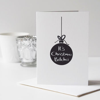 Rude Sweary Bauble Christmas Cards, 2 of 5