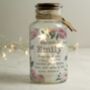 Personalised Wild Flower LED Glass Jar, thumbnail 1 of 3