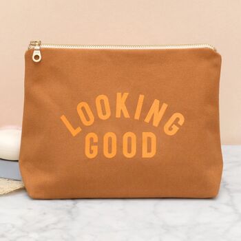 ‘Looking Good’ Men's Canvas Wash Bag, 3 of 12