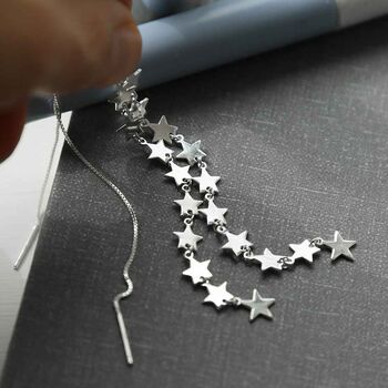 Sterling Silver Star Chain Threaders, 3 of 5
