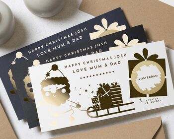 Christmas Gift Voucher With Scratch Reveal, 2 of 9