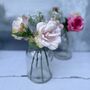 Rose Bouquet In Glass Vase, thumbnail 4 of 12