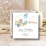 Airplane Bunny Birthday Card For Boy Or Girl, Any Age, Rabbit Card, thumbnail 3 of 5