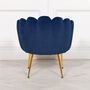 Art Deco Armchair With Velvet Trim In Various Colours, thumbnail 10 of 12