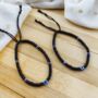 Adjustable Evil Eye Black Beads Bracelet For Kids And New Borns, thumbnail 5 of 6