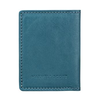 Personalised Leather Travel Card Holder 'Vallata Nappa', 5 of 12
