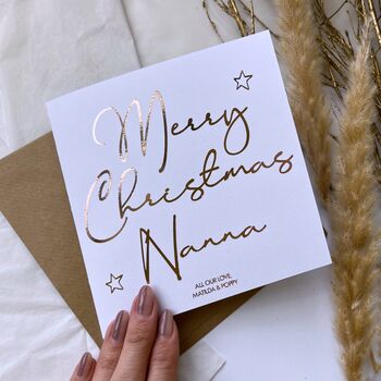 Merry Christmas Nana! Special Christmas Card, 4 of 5