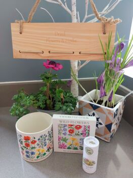 Wild Flowers Gift Set With Flower Drying Rack, 2 of 9