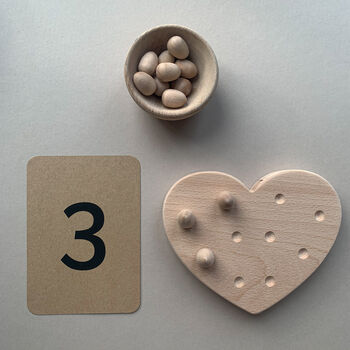 Wooden Heart Counting Board, 4 of 4