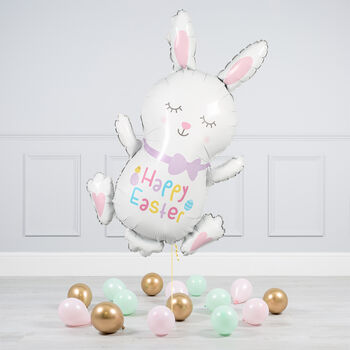 Soft Pastel Happy Easter Bunny Balloon Package, 2 of 4