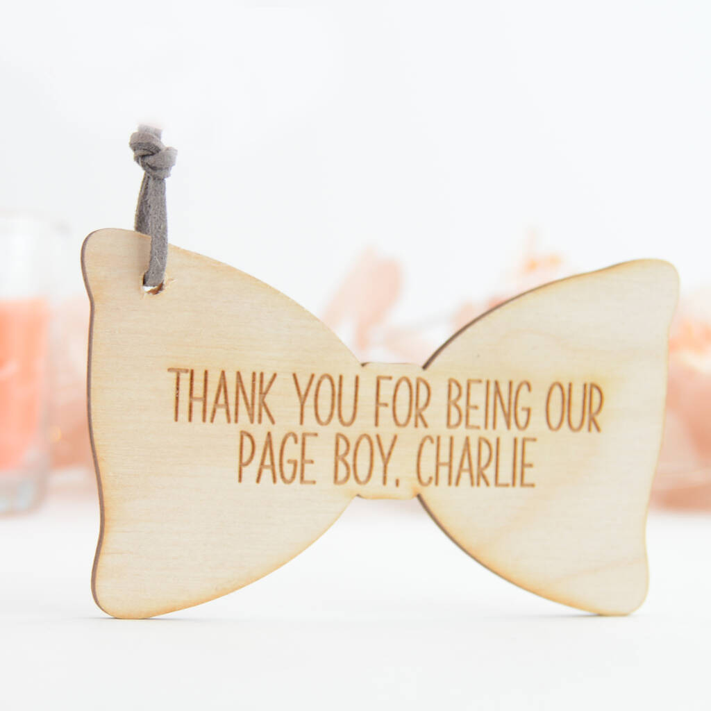 Page Boy Wedding Gift By The Green Dovecote