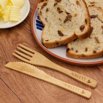 Bamboo Cutlery Set, 24 Piece, 4 of 6