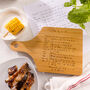 Father's Day Handwriting BBQ Recipe Chopping Board, thumbnail 2 of 11