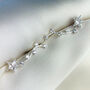 Sterling Silver Crystal Star Ear Climber Earrings, thumbnail 1 of 6