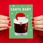 Funny Baby Guinness Christmas Card, thumbnail 3 of 3
