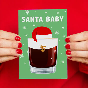 Funny Baby Guinness Christmas Card, 3 of 3