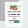 Daddy To Be Christmas Card, thumbnail 3 of 5