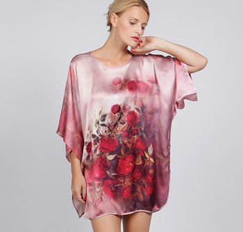 Floral Silk Kimonos And Kaftan, 4 of 5