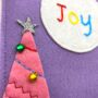 Purple Joy Christmas Banner/Pendant, thumbnail 5 of 10