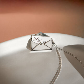 Sterling Silver Purse Envelope Locket Necklace, 2 of 6