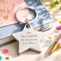 Personalised Star Keyring With Message, thumbnail 3 of 8