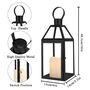 Black Decorative Stainless Steel Candle Lanterns, thumbnail 6 of 6