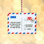 Personalised Postcard Christmas Tree Decoration, thumbnail 3 of 5