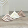 Pyramid Bubble Candle Triangular Pillar Candles, thumbnail 3 of 12