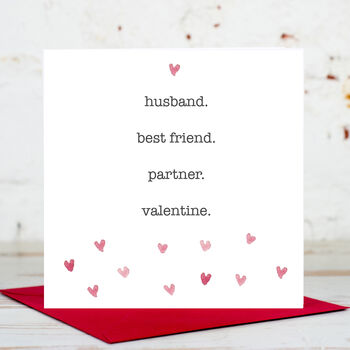 Personalised Husband Boyfriend Valentine's Day Card, 4 of 4