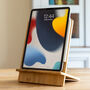 Personalised Tablet Stand Bamboo, thumbnail 4 of 5