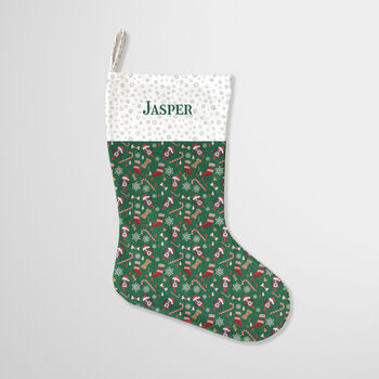 Personalised Dog Pointer Christmas Stocking, 2 of 4