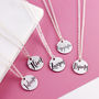 Sterling Silver Engraved Name Necklace, thumbnail 4 of 12