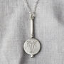 Personalised Sterling Silver Monogram Necklace, thumbnail 1 of 7