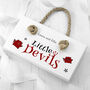 Personalised Kid's Little Devils Bedroom Sign, thumbnail 4 of 6