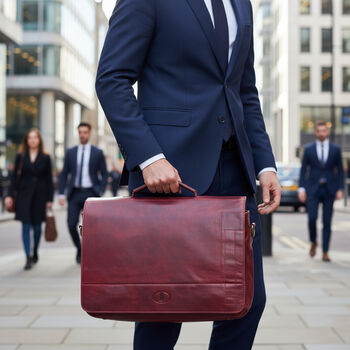 Large Genuine Leather Business Bag, Messenger Bag, Briefcase, 4 of 8