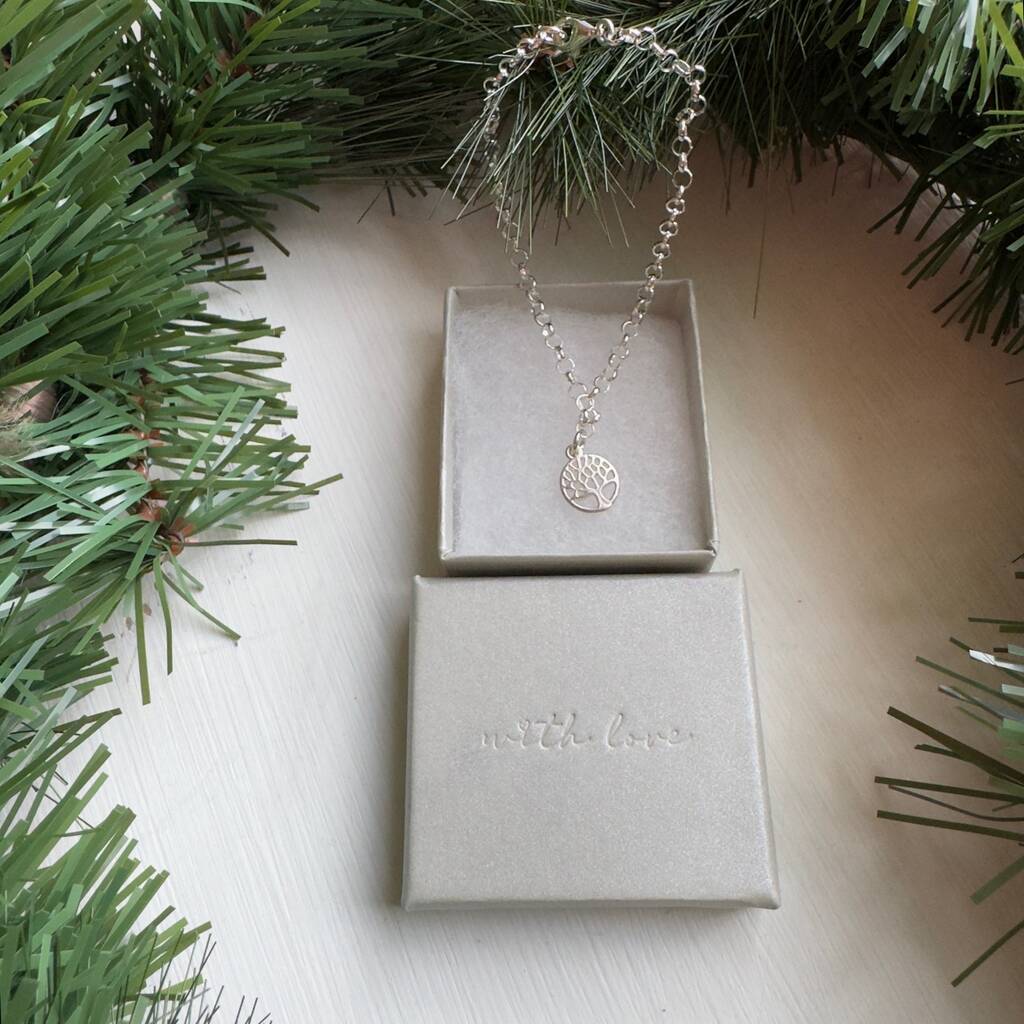 Tree Of Life Sterling Silver Adjustable Bracelet, 1 of 6