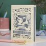 Personalised Welsh Baby Papercut Card, thumbnail 6 of 8