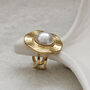 Halo Pearl Ring, thumbnail 1 of 8