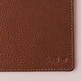 Personalised Pebble Grain Leather Travel Wallet Father's Day Gift For Him, thumbnail 3 of 11