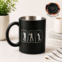 Father's Day Gift Personalised Golf Dad Silhoutte Mug, thumbnail 1 of 2