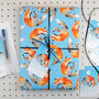 Fox Eco Friendly Wrapping Paper Pack, thumbnail 1 of 3