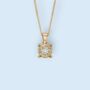 Genuine Diamond Necklace In 9ct Gold, thumbnail 4 of 12