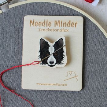 Wooden Dog Needle Minder, 6 of 8