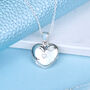 Personalised Sterling Silver Sparkle Heart Locket, thumbnail 3 of 8