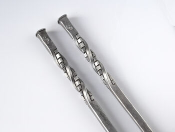 Personalised Fathers Day Gift Hand Forged Iron Poker. Choice Of Three Designs, 7 of 12