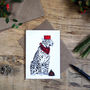 Festive Animals Assorted Christmas Card Pack, thumbnail 3 of 7