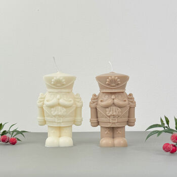 Large Christmas Nutcracker Candle And Christmas Decor, 6 of 12